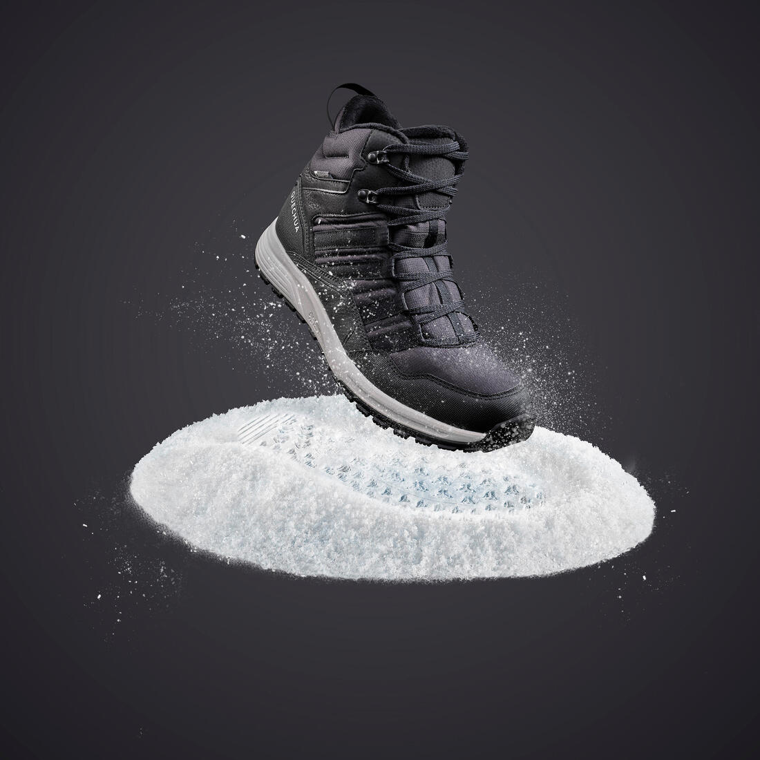 Botas de senderismo impermeables y cálidas cafés para hombre NH500 Mid - Image 15