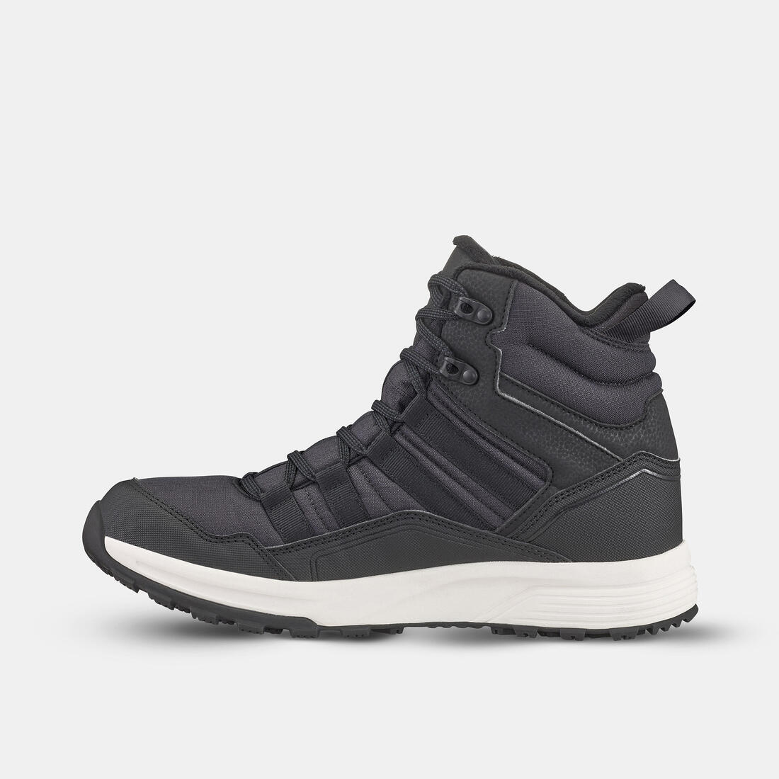 Botas de senderismo impermeables y cálidas cafés para hombre NH500 Mid - Image 8