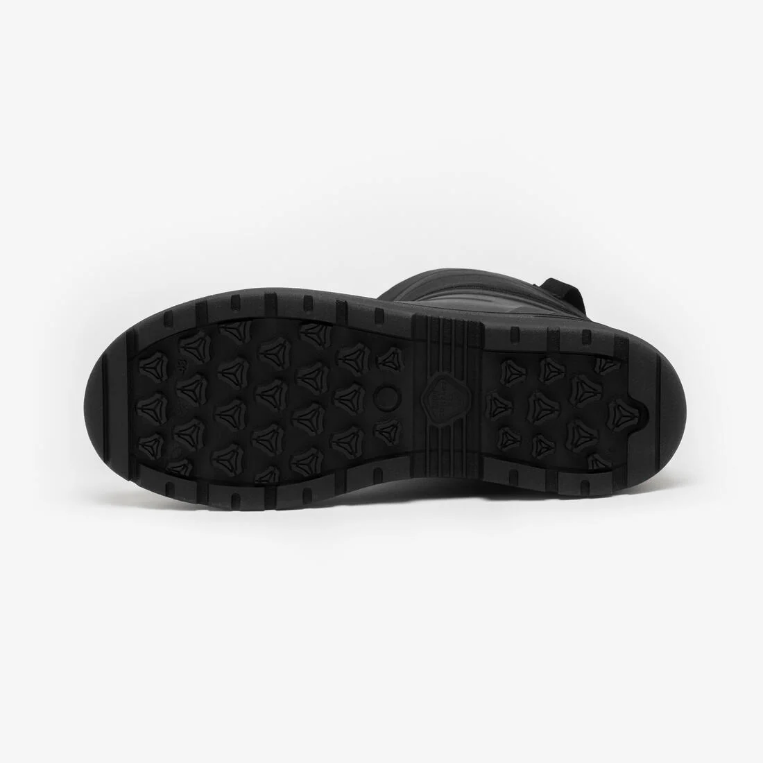 Botas de senderismo nieve cálidas impermeables hombre, NH100 Mid negro - Image 3