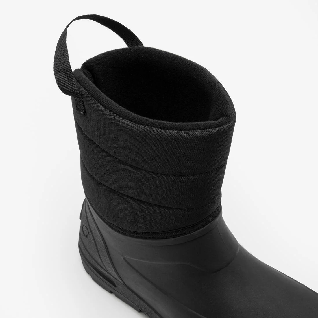 Botas de senderismo nieve cálidas impermeables hombre, NH100 Mid negro - Image 6