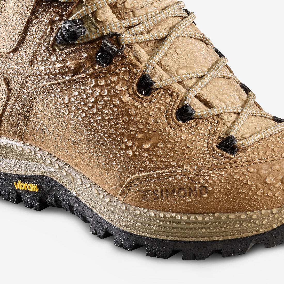 BOTAS DE TREKKING PIEL IMPERMEABLES - VIBRAM - MT500 LEATHER - MUJER CAÑA ALTA - Image 3