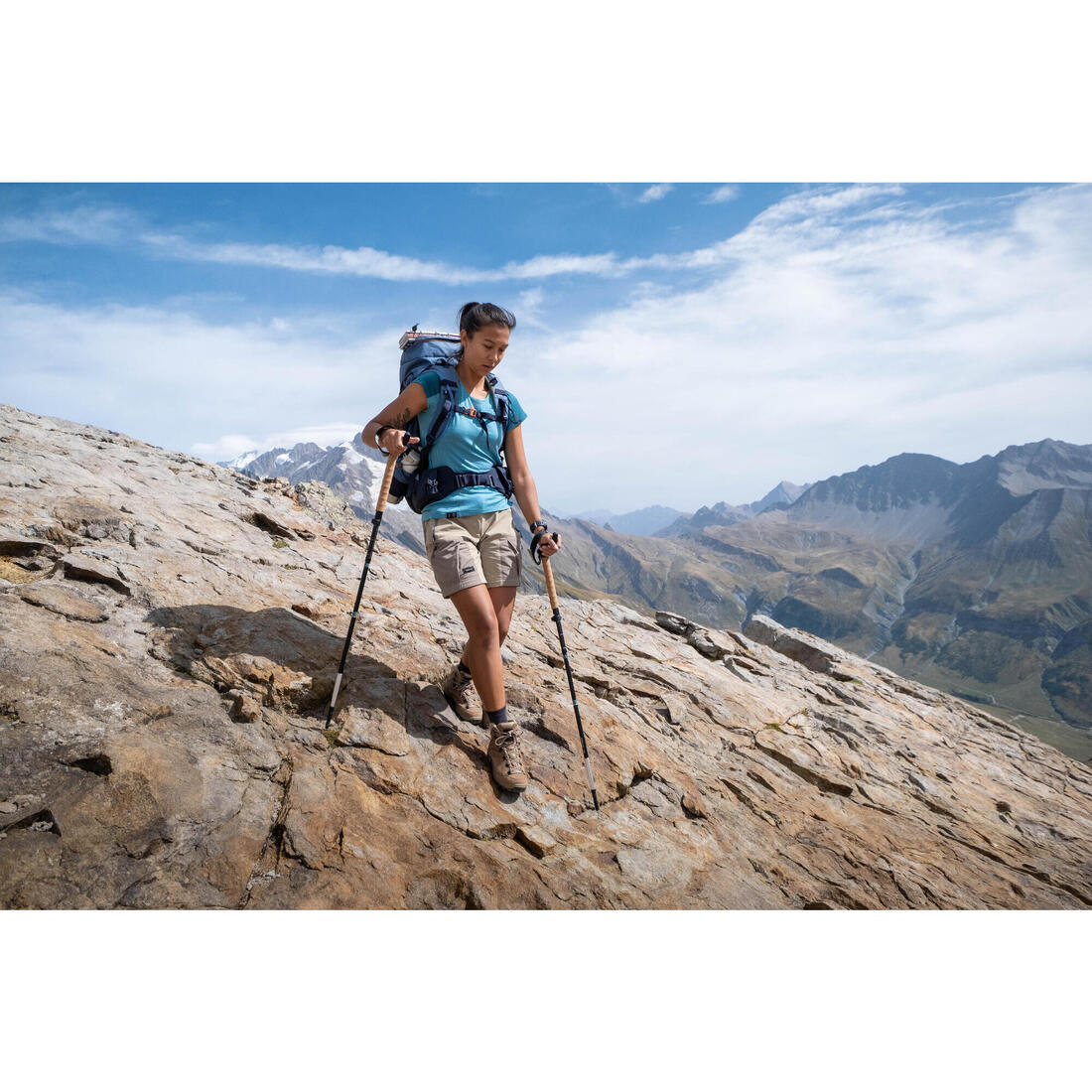 BOTAS DE TREKKING PIEL IMPERMEABLES - VIBRAM - MT500 LEATHER - MUJER CAÑA ALTA - Image 8