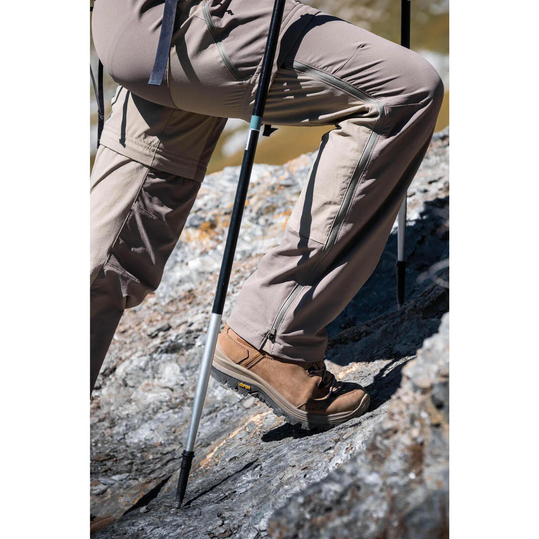BOTAS DE TREKKING PIEL IMPERMEABLES - VIBRAM - MT500 LEATHER - MUJER CAÑA ALTA - Image 9
