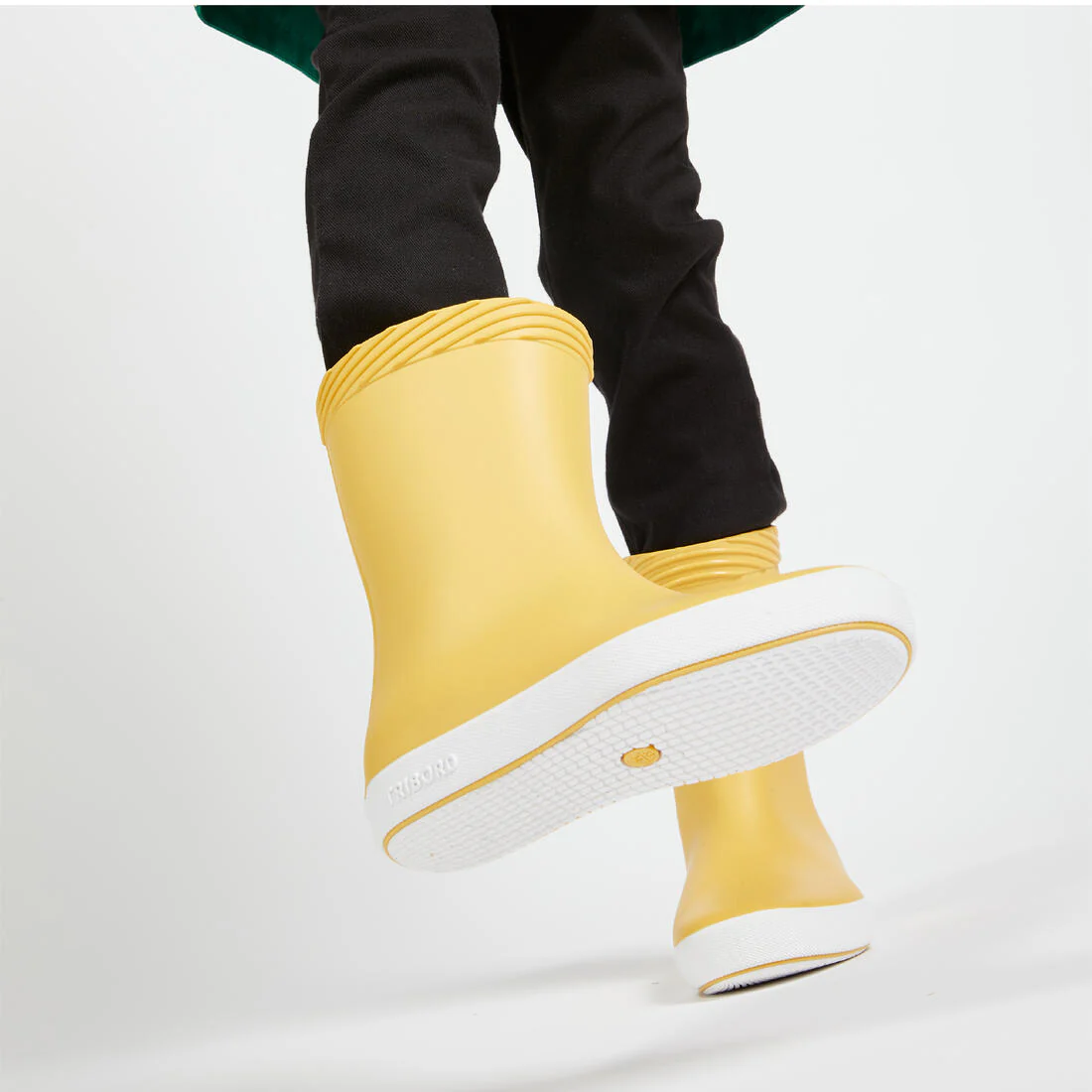 Botas impermeables amarillas para niños 100 - Image 16