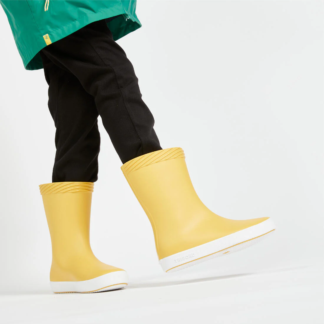Botas impermeables amarillas para niños 100 - Image 23