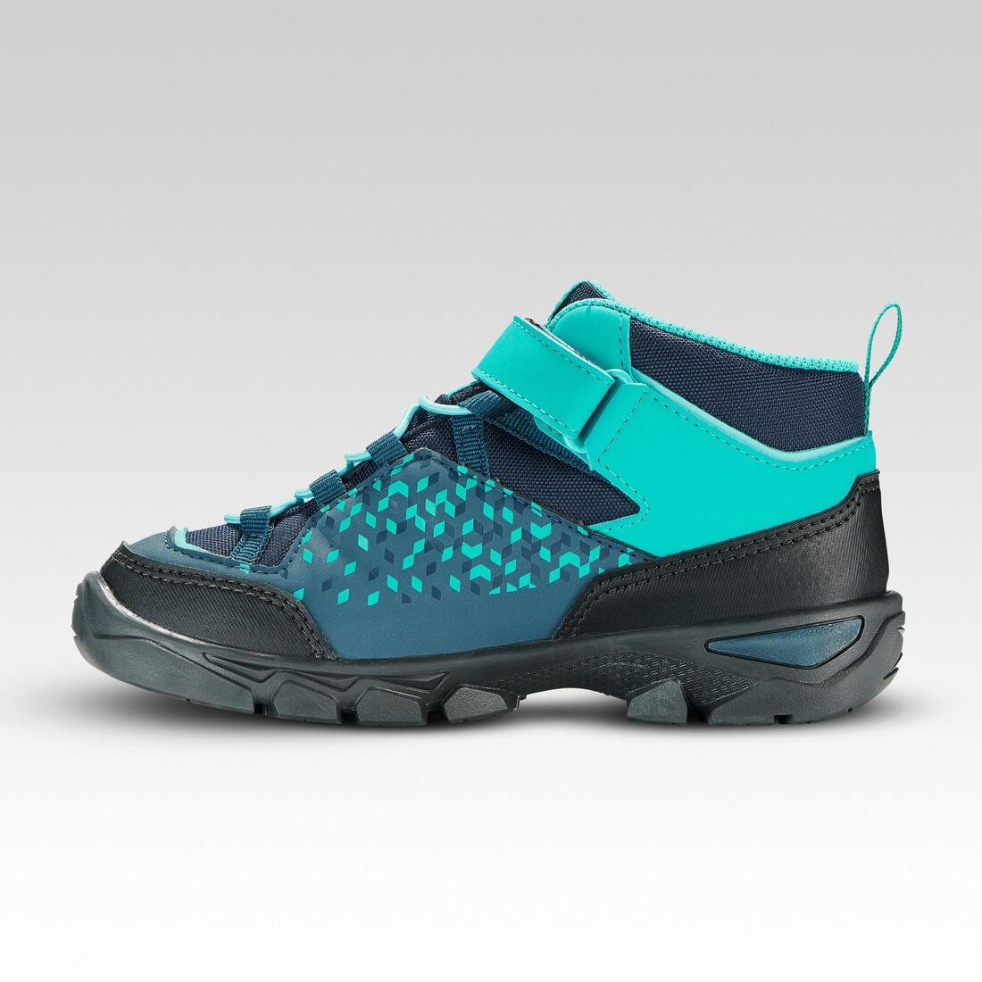 Botas Impermeables de Montaña y Trekking Niños Quechua MH120 Mid  Verde - Image 2