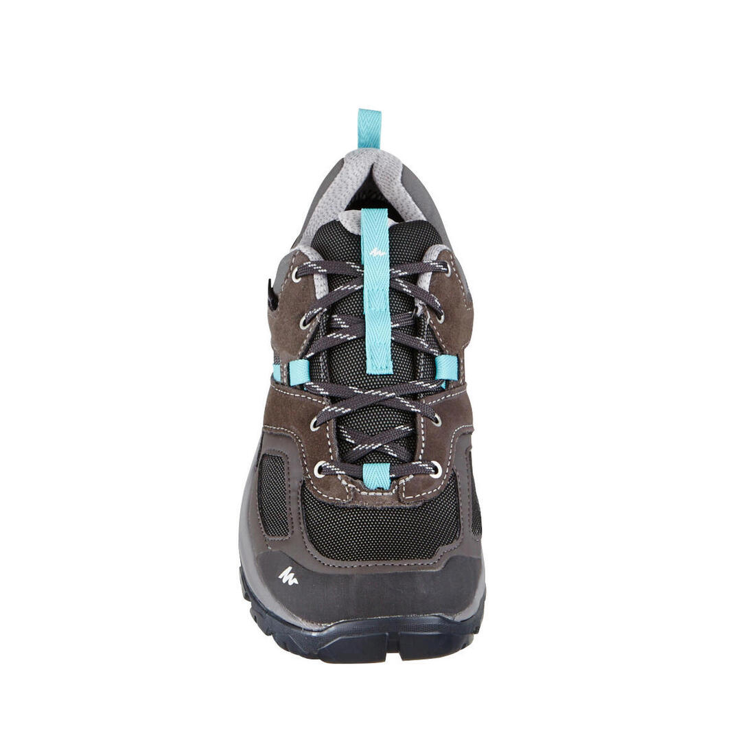 Botas impermeables de senderismo montaña grises/azules para mujer MH100 WTP - Image 32