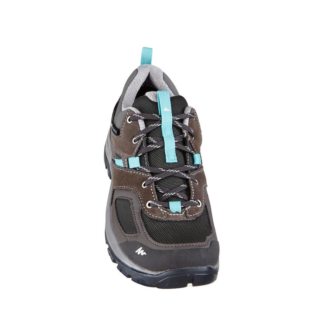 Botas impermeables de senderismo montaña grises/azules para mujer MH100 WTP - Image 33