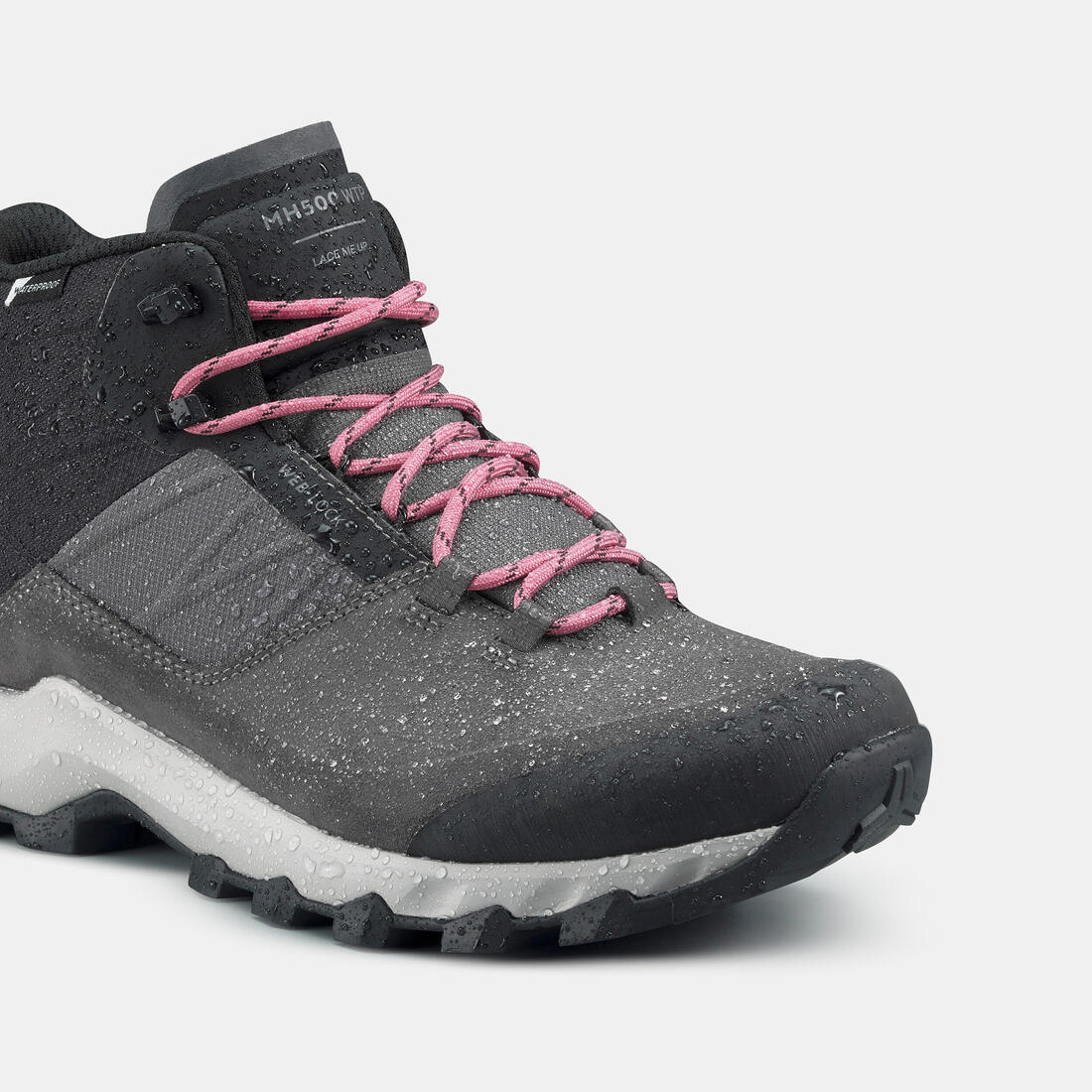 Botas impermeables de senderismo montaña - MH500 Mid verde - Mujer - Image 3