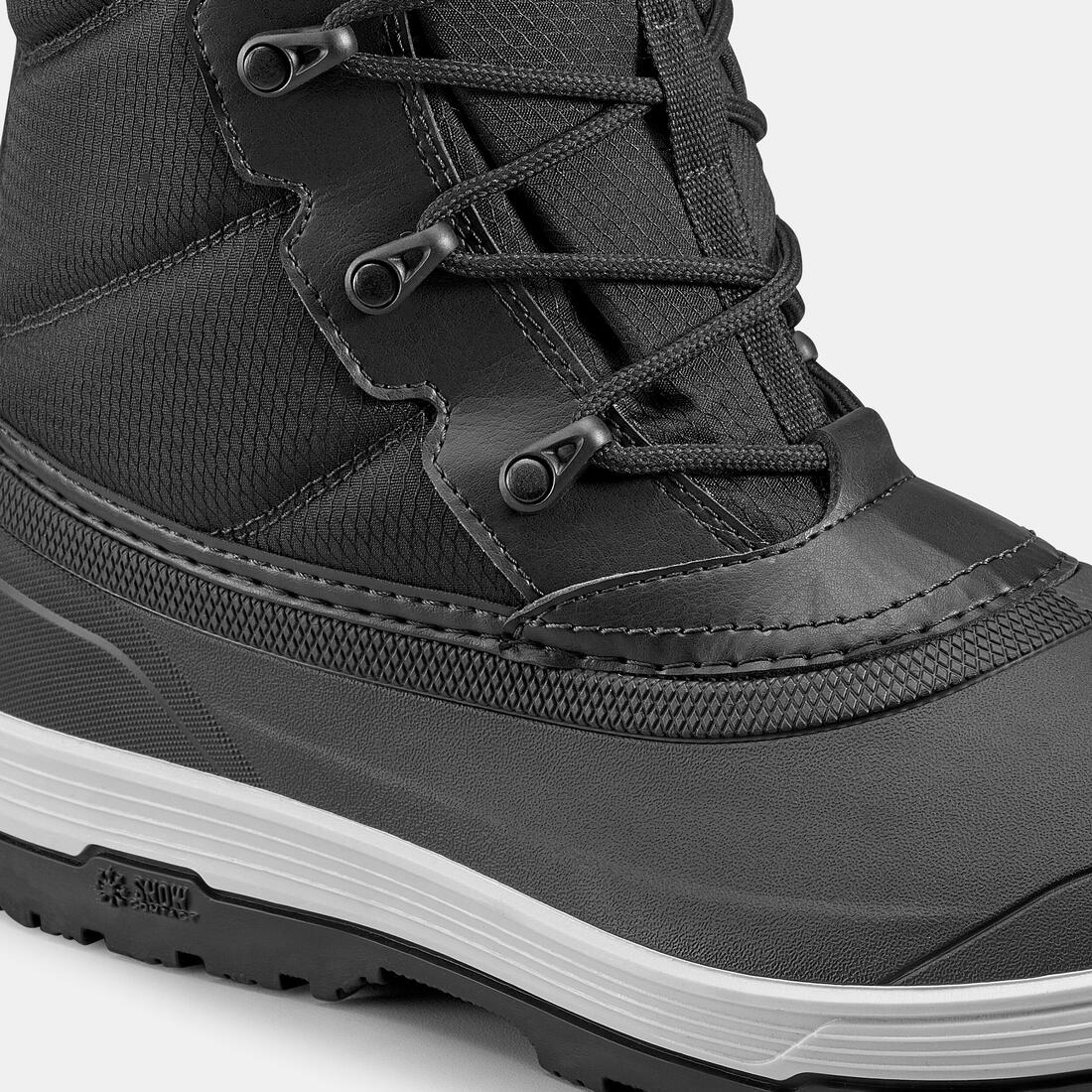 Botas nieve cálidas impermeables de senderismo - SH500 cordones - hombre - Image 5