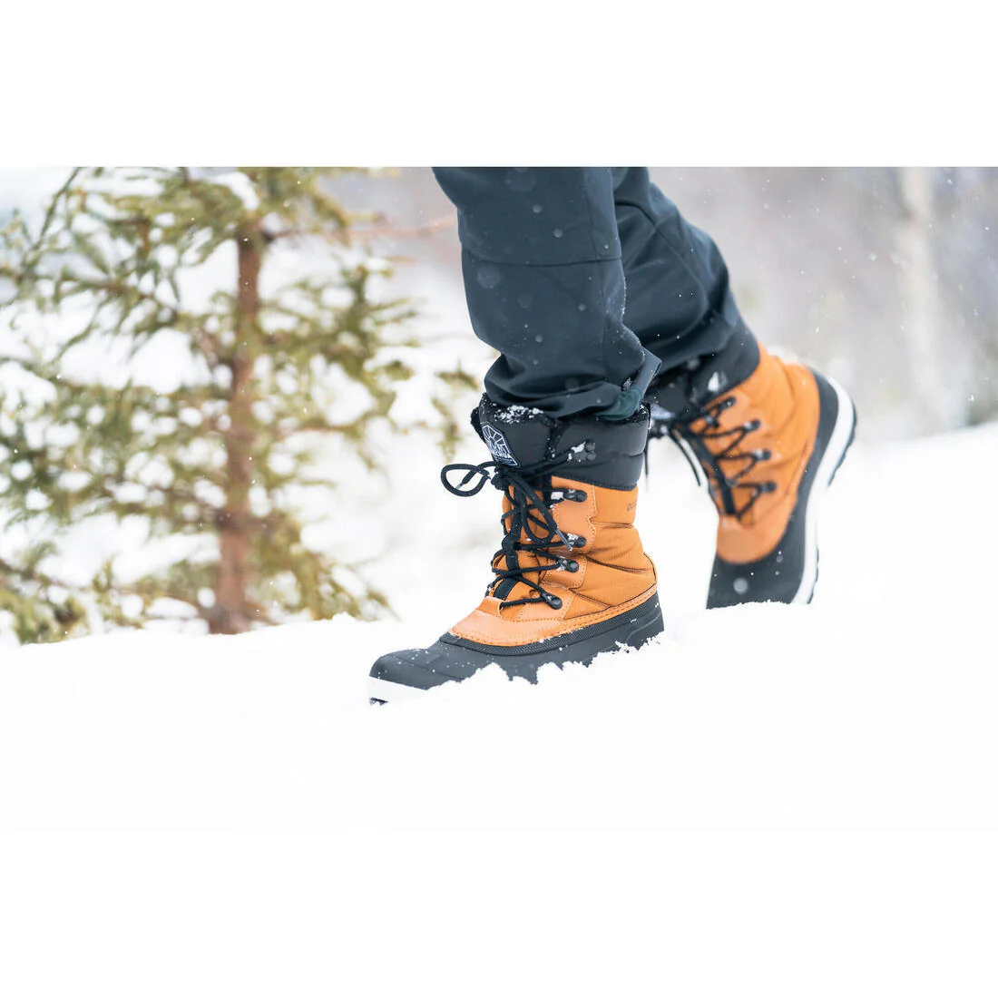 Botas nieve cálidas impermeables de senderismo - SH500 cordones - hombre - Image 8