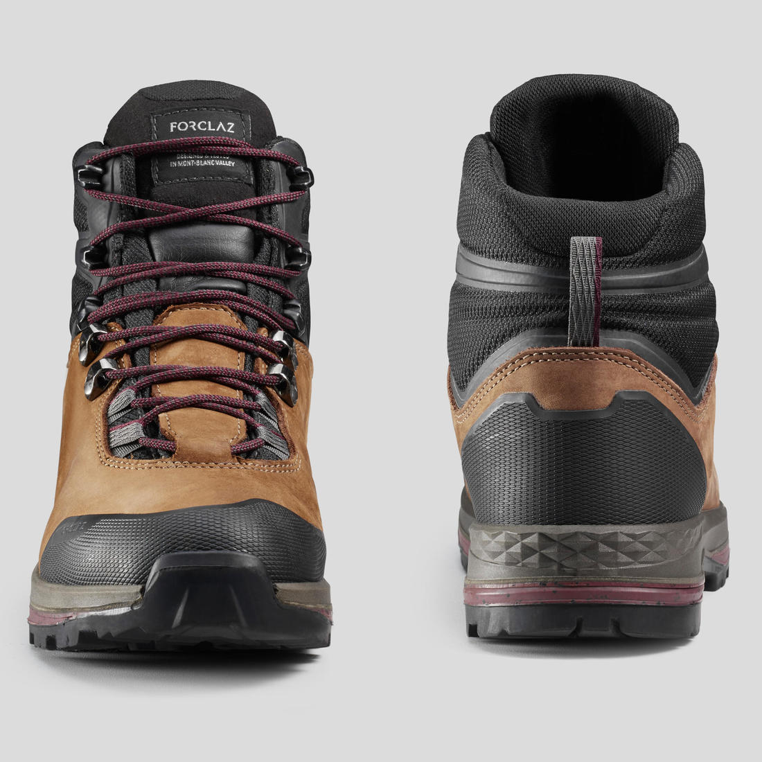 Botas piel, impermeables de trekking para mujer - contact®- MT100 PIEL - Image 4