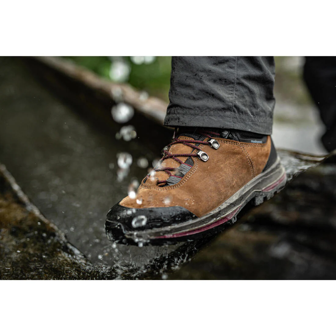 Botas piel, impermeables de trekking para mujer - contact®- MT100 PIEL - Image 7