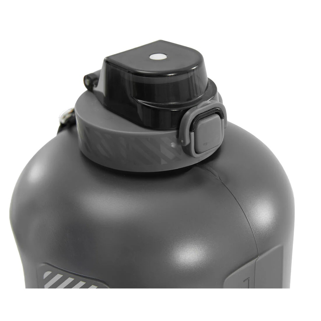 Botella de musculación de 2.2 L gris - Image 3