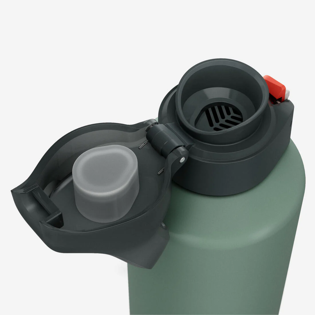 Botella de senderismo de aluminio con tapón apertura rápida de 1 L 500 - Image 11