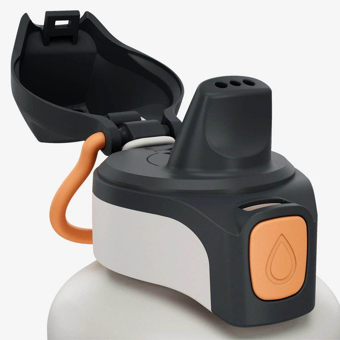 Botella de senderismo de aluminio con tapón instantáneo de 0.6 L para niños 500 - Image 3