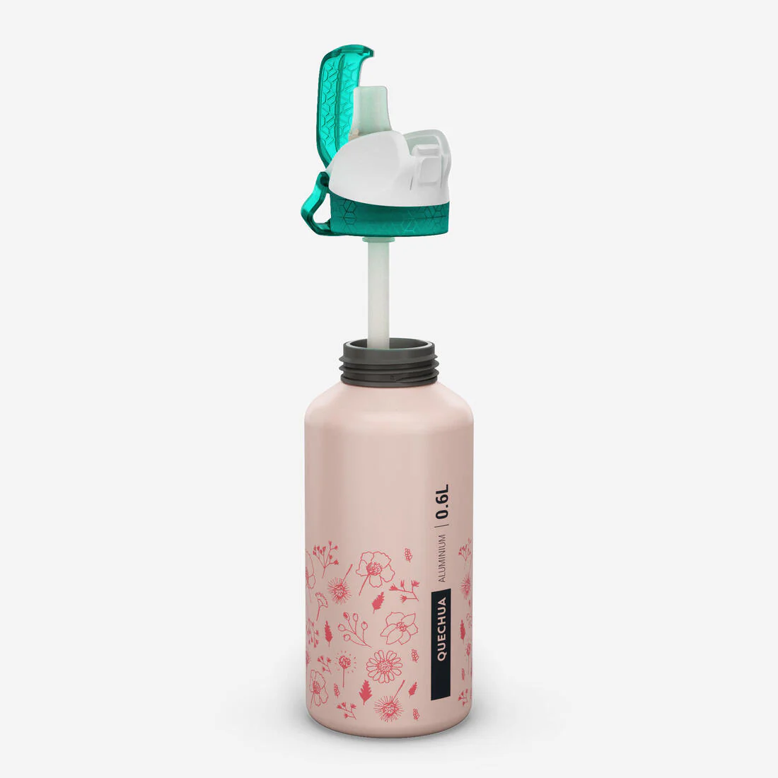 Botella de camping de aluminio con tapón instantáneo de 0.6 L para niños 500 - Image 44