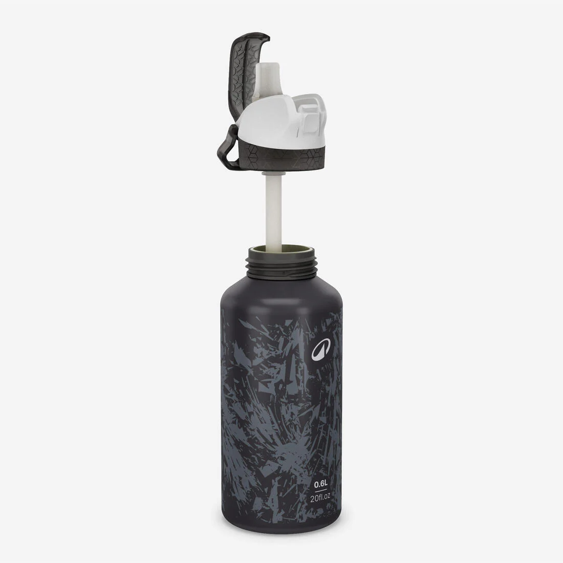 Botella de camping de aluminio con tapón instantáneo de 0.6 L para niños 500 - Image 6