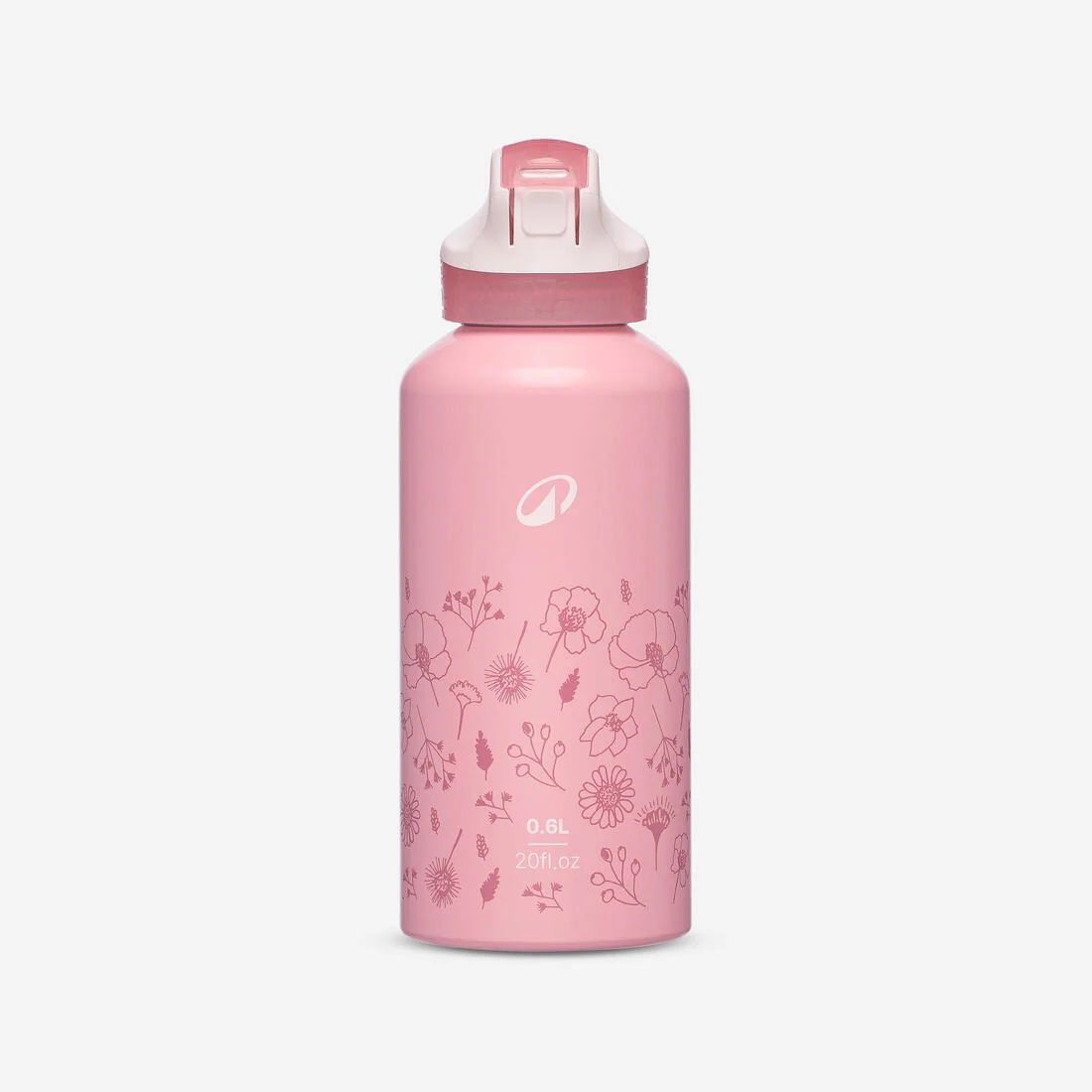 Botella de camping de aluminio con tapón instantáneo de 0.6 L para niños 500 - Image 7