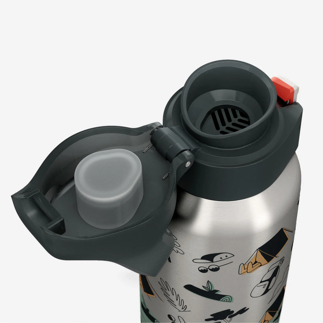 Botella de senderismo isotérmica con tapón apertura rápida de 0.5 L 900 - Image 8