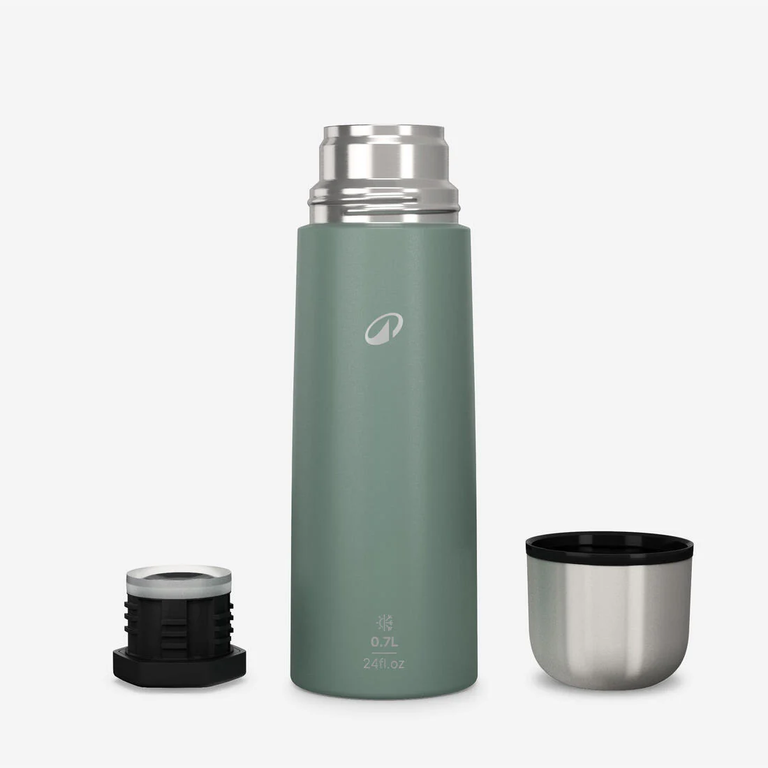 Botella isotérmica inox 0,7L con vaso para senderismo - Image 4