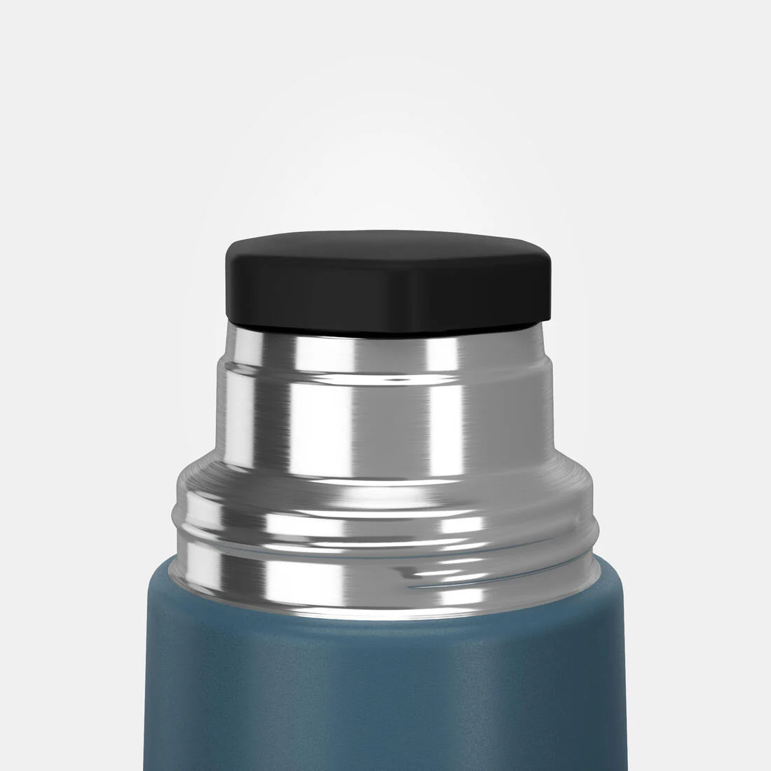 Botella isotérmica inox 1L con vaso para senderismo - azul - Image 5