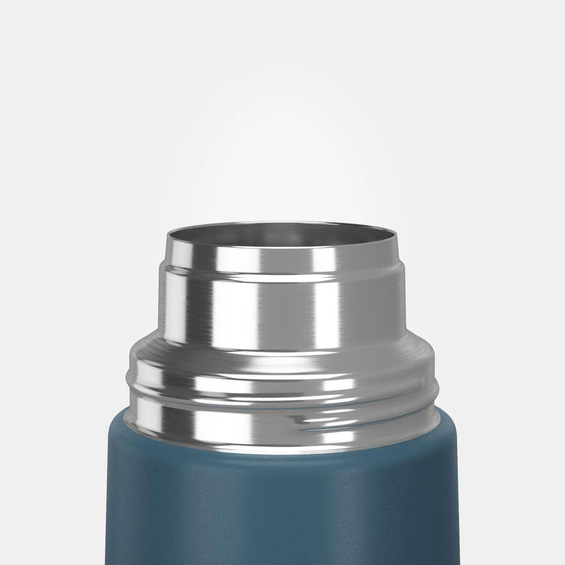 Botella isotérmica inox 1L con vaso para senderismo - azul - Image 6
