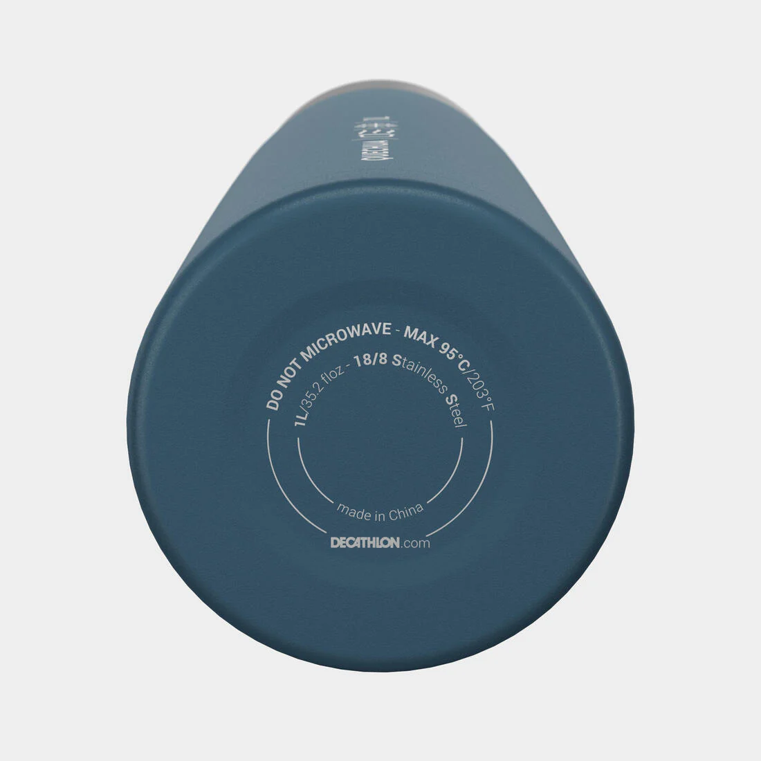 Botella isotérmica inox 1L con vaso para senderismo - azul - Image 8