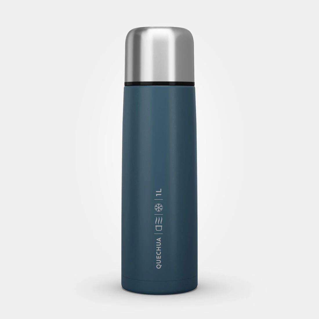 Botella isotérmica inox 1L con vaso para senderismo - azul - Image 9