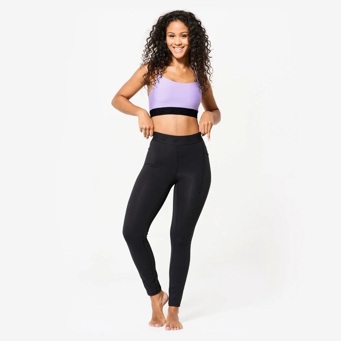 Brassiere-top de fitness con tirantes finos de sujeción ligera para mujer - Image 6