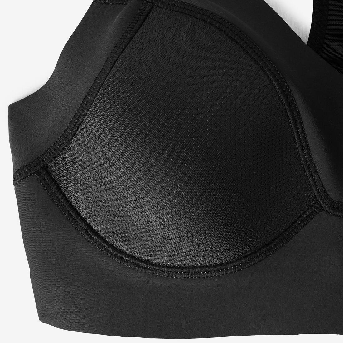 Brassiere-top invisible con copas alta sujeción Mujer - negro - Image 9