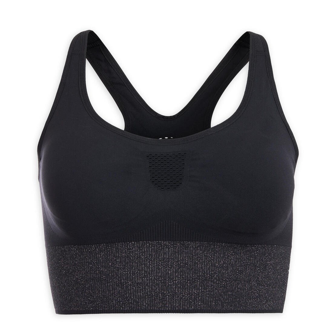 BRASSIERE-TOP LARGO YOGA DINÁMICO NEGRO - Image 4