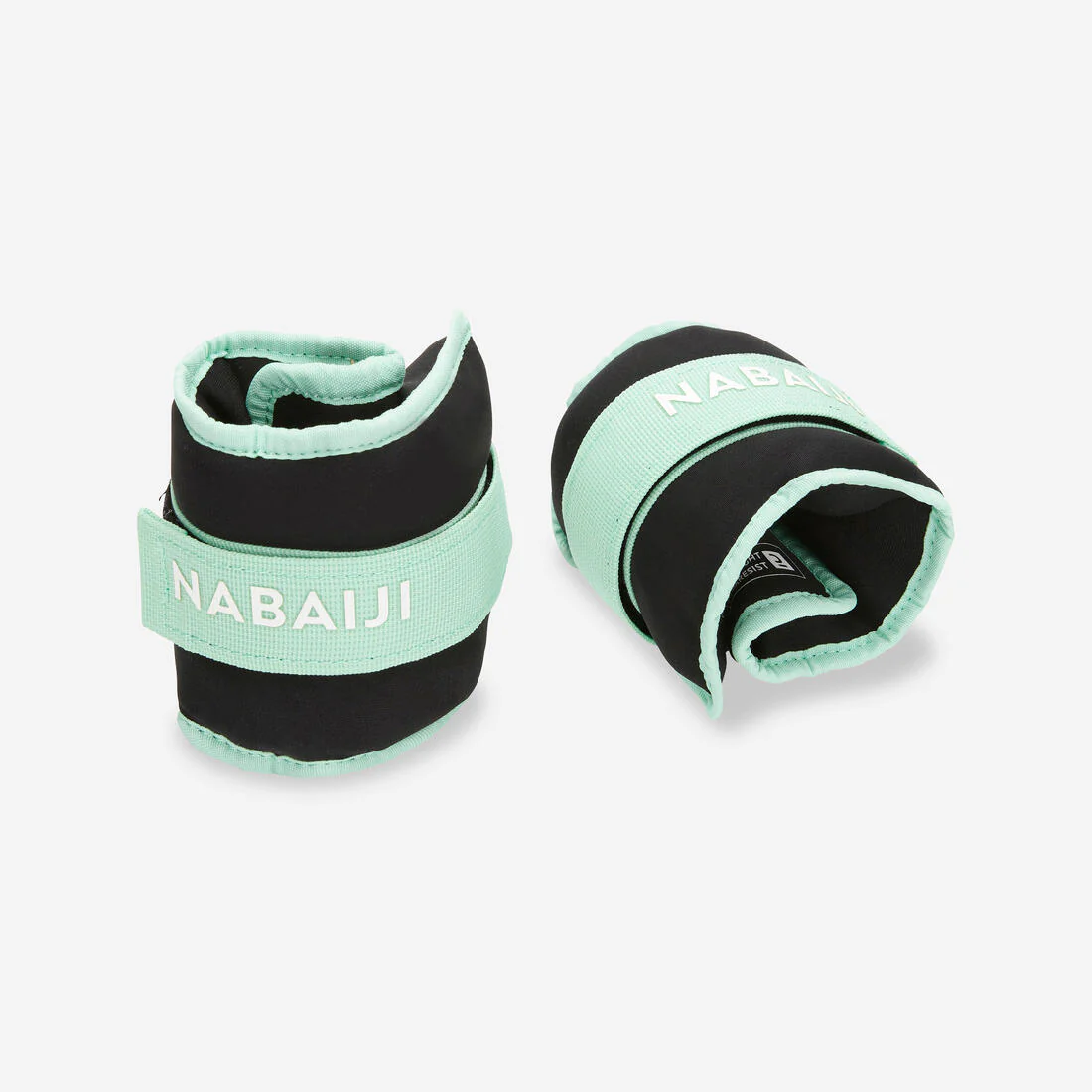 Brazaletes Lastrados Bucle Aquagym Verde Claro 0,5 kg x2