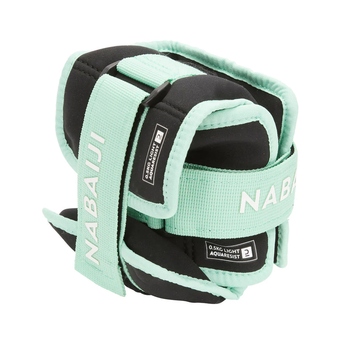 Brazaletes Lastrados Bucle Aquagym Verde Claro 0,5 kg x2 - Image 9