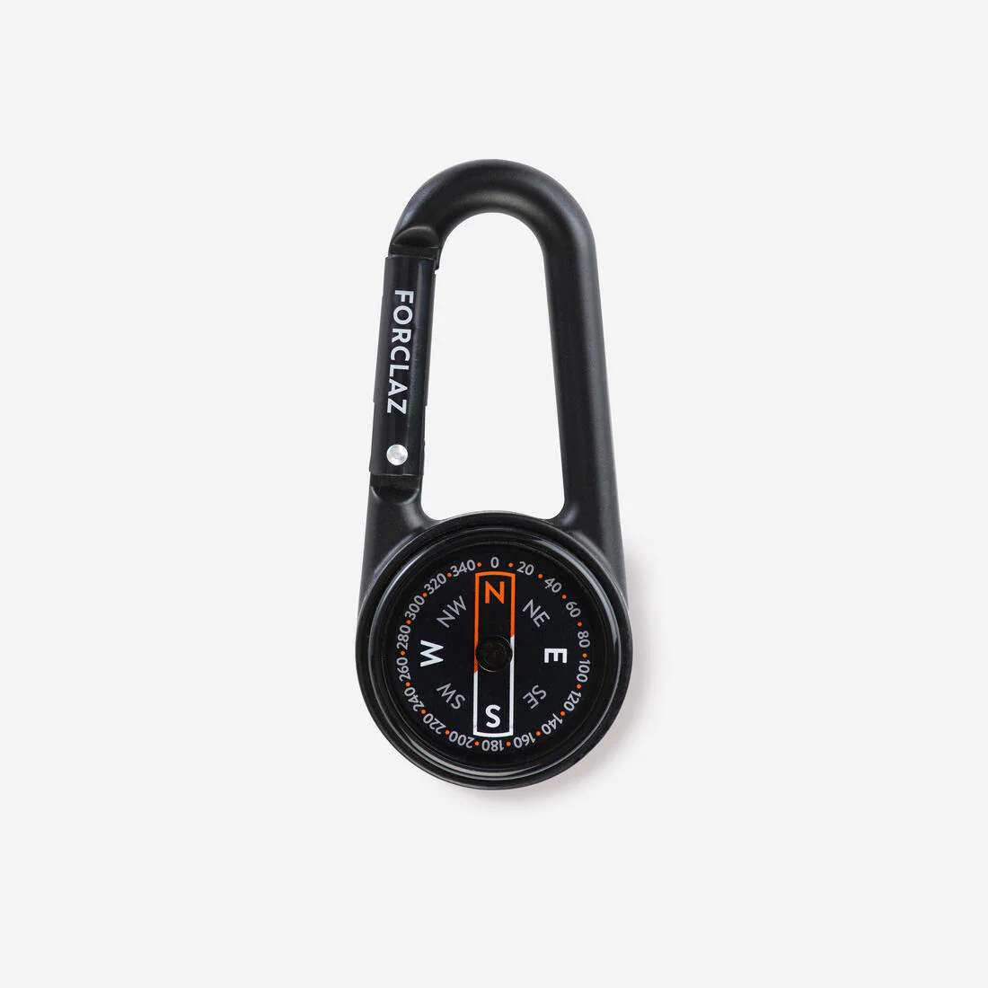 Brújula de orientación de running con mosquetón negra Compact 50 - Image 3