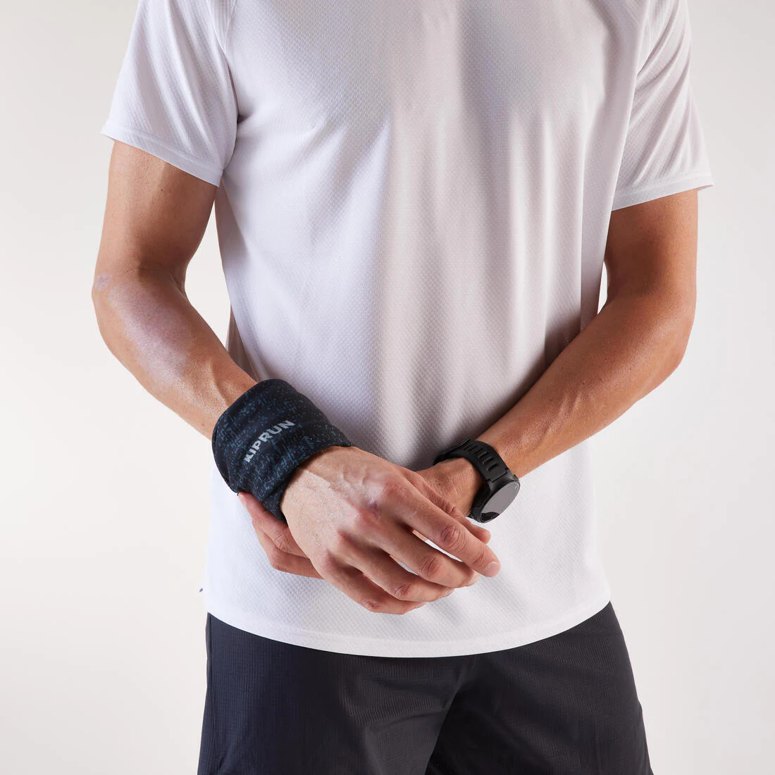 Cubrecuellos de running gris con verde unisex Kiprun - Image 16