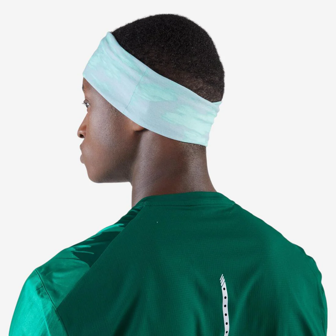 Cubrecuellos de running gris con verde unisex Kiprun - Image 22