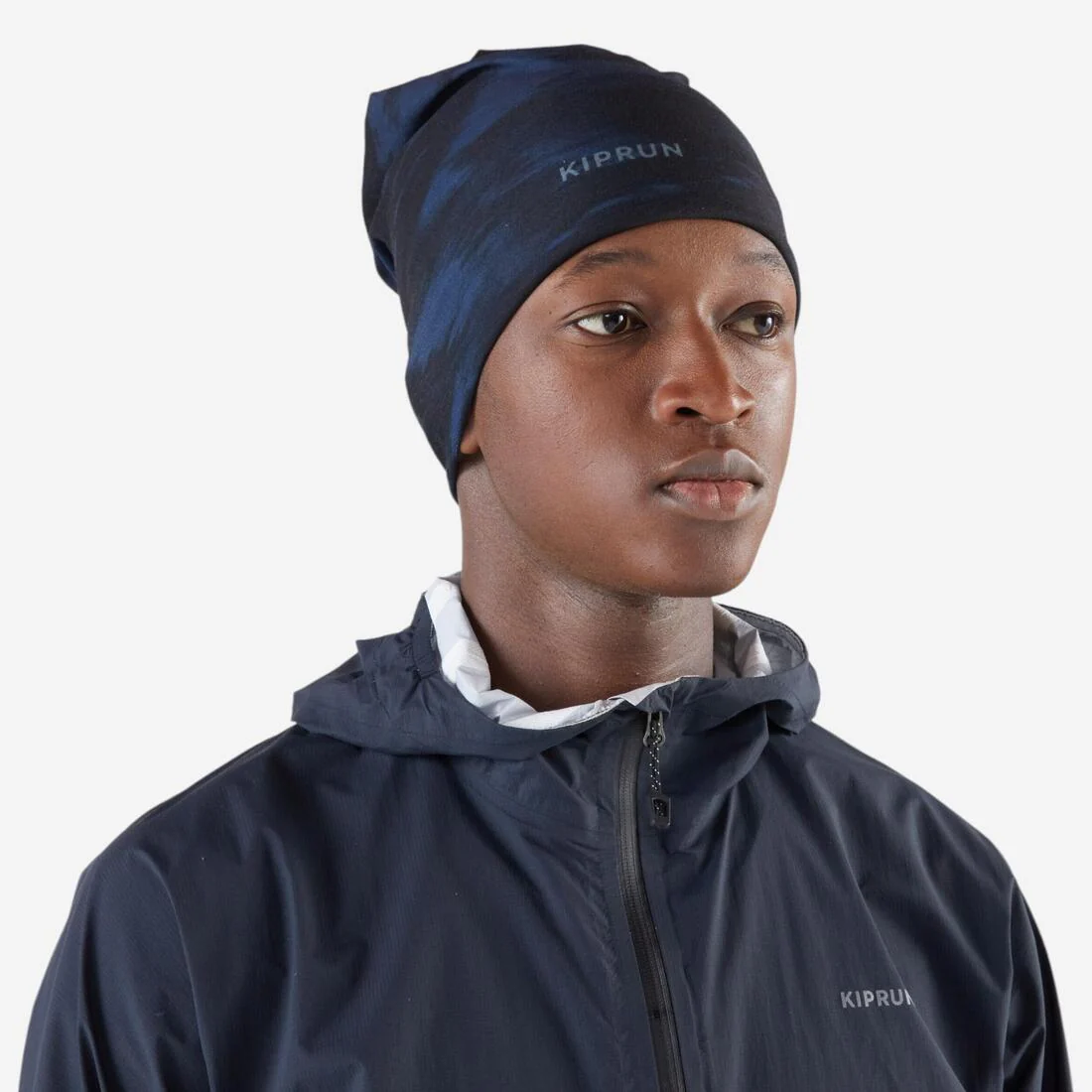 Cubrecuellos de running gris con verde unisex Kiprun - Image 29