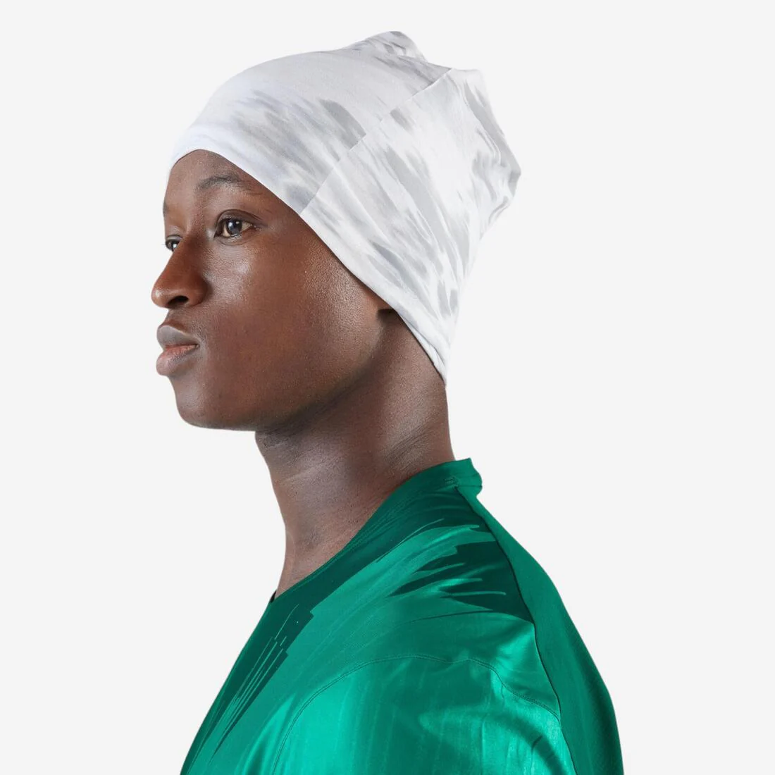 Cubrecuellos de running gris con verde unisex Kiprun - Image 30