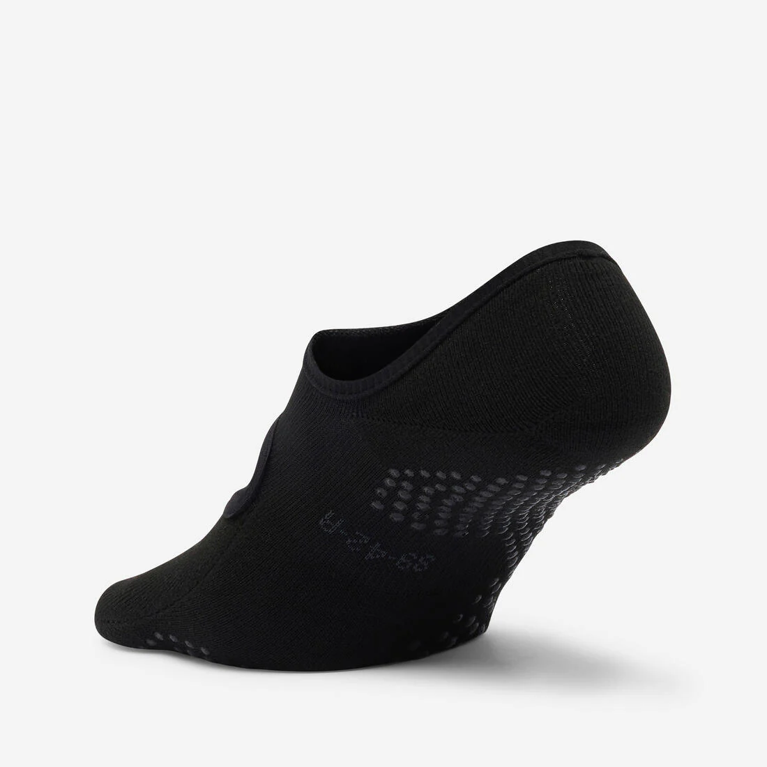 Calcetas de fitness antideslizantes negras para mujer - Image 4