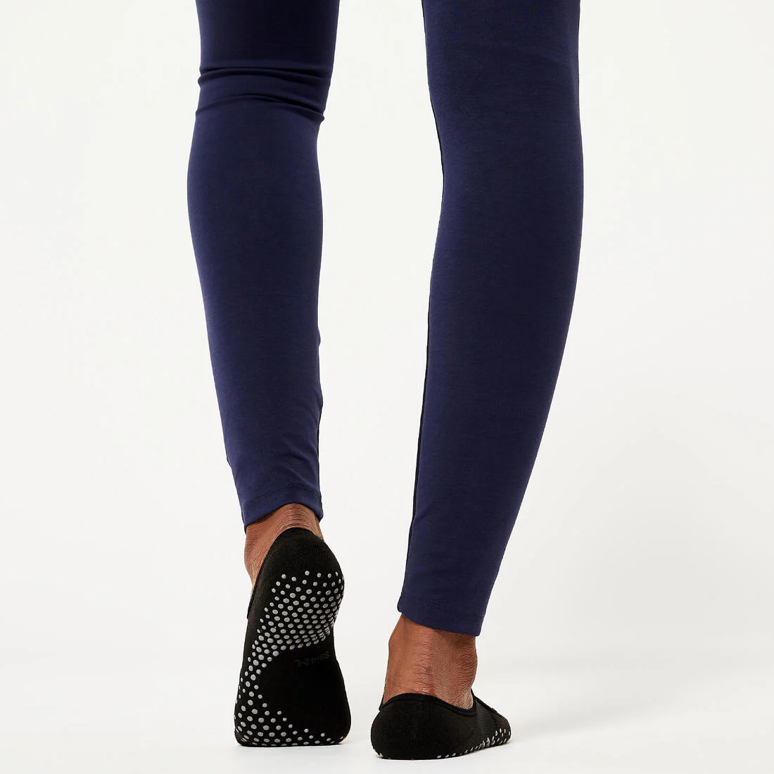 Calcetas de fitness antideslizantes negras para mujer - Image 5