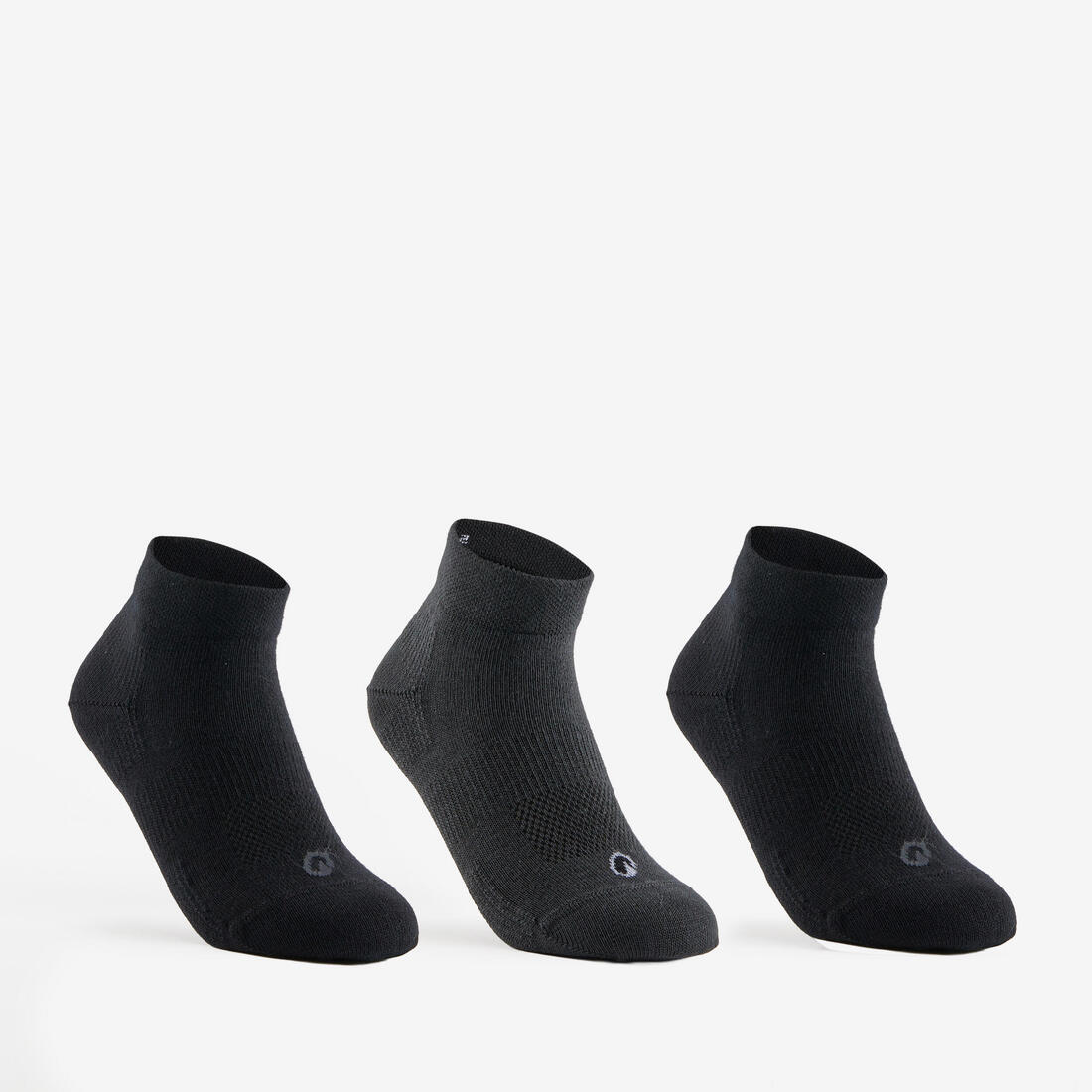 CALCETINES CAÑA MEDIA DEPORTE NIÑOS ARTENGO RS160 BLANCO AZUL MARINO PAQ 3 PAR - Image 2