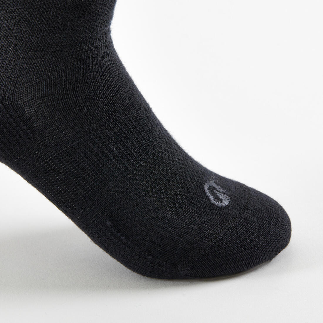 CALCETINES CAÑA MEDIA DEPORTE NIÑOS ARTENGO RS160 BLANCO AZUL MARINO PAQ 3 PAR - Image 6
