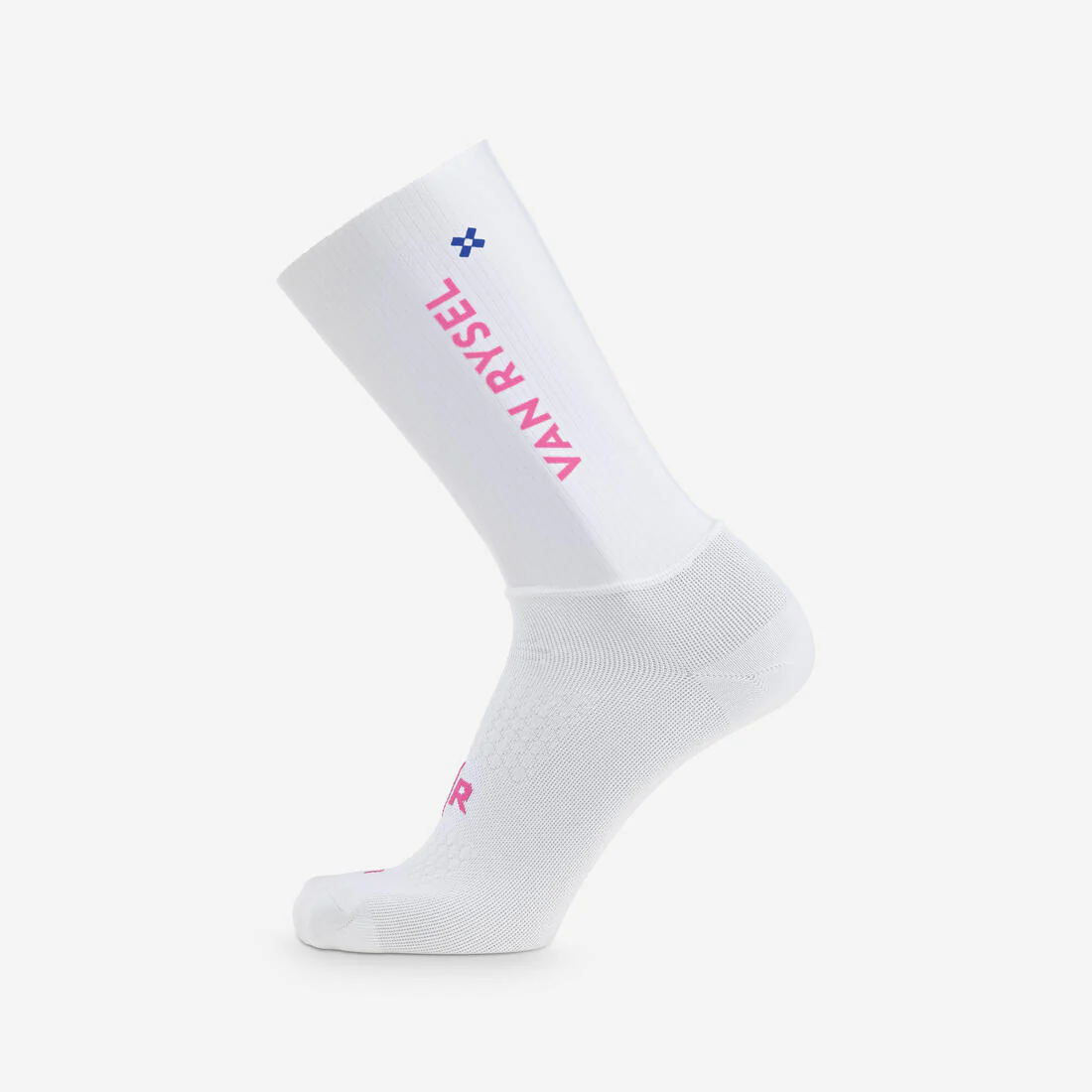 Calcetines de ciclismo de carretera blancos RCR R - Image 2