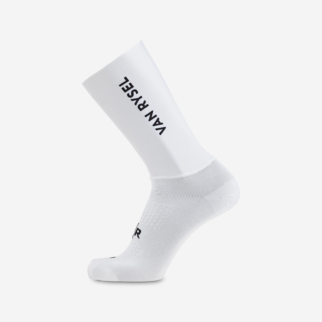 Calcetines de ciclismo de carretera blancos RCR R - Image 3
