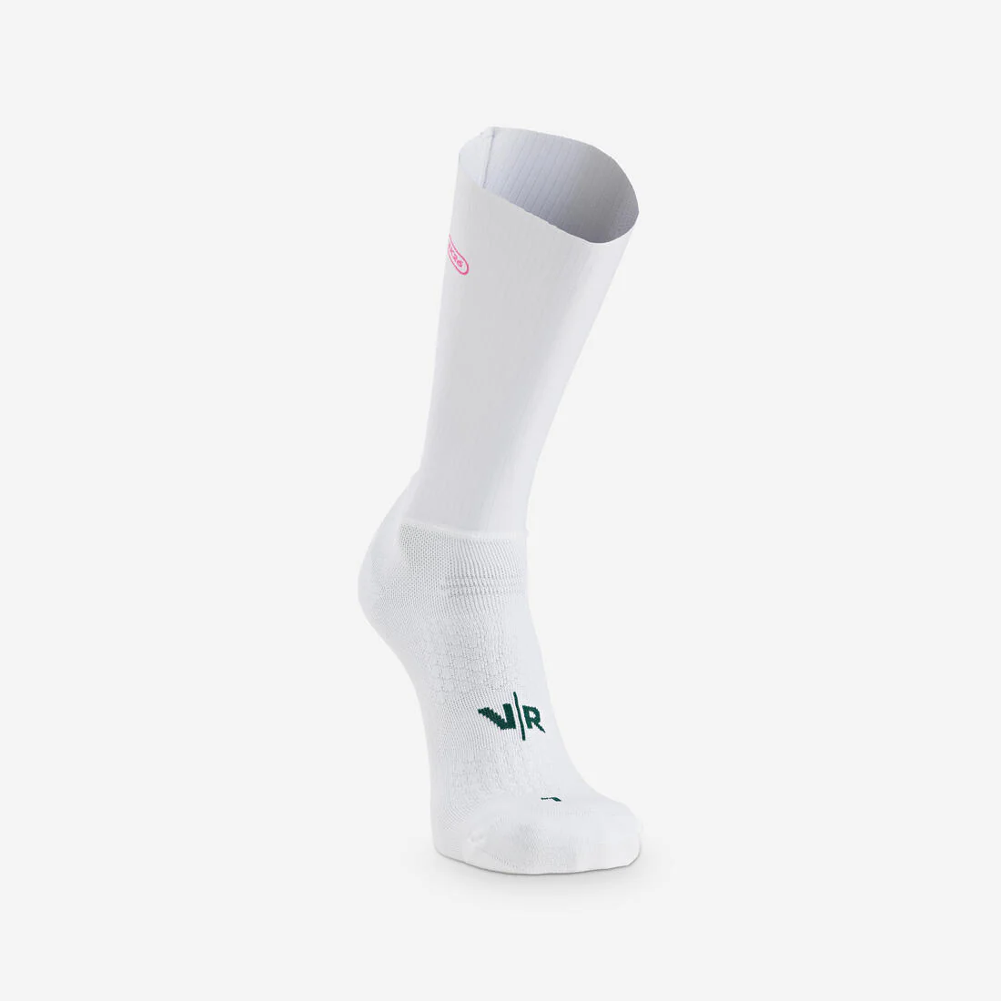 Calcetines de ciclismo de carretera blancos RCR R - Image 8