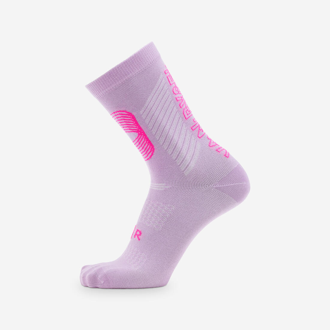 Calcetines de ciclismo EDR violetas