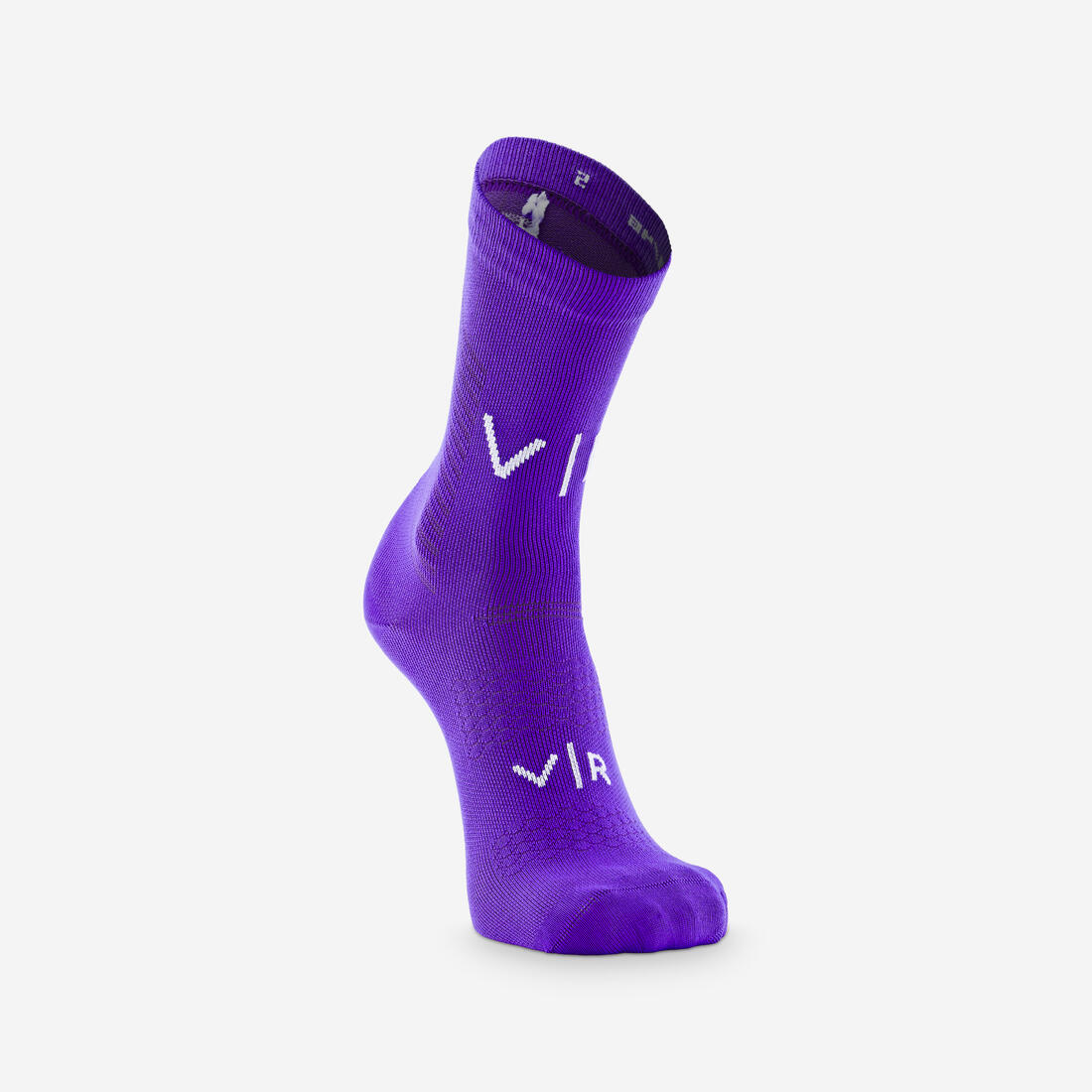 Calcetines de ciclismo EDR violetas - Image 7