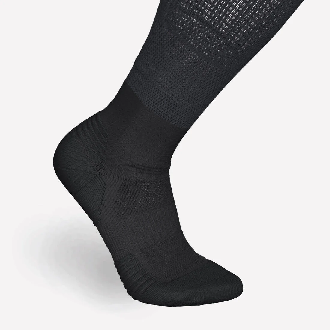 Calcetines de compresión de running negros Kiprun 500 - Image 9