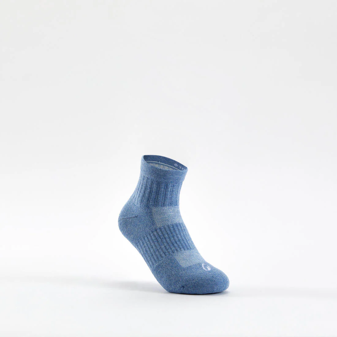 CALCETINES DE DEPORTE MEDIA CAÑA NIÑOS ARTENGO RS 500 BLANCO MARINO PAQ. 3 PARES - Image 3